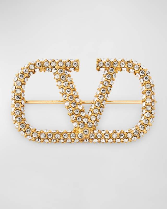 VLogo Signature Brooch